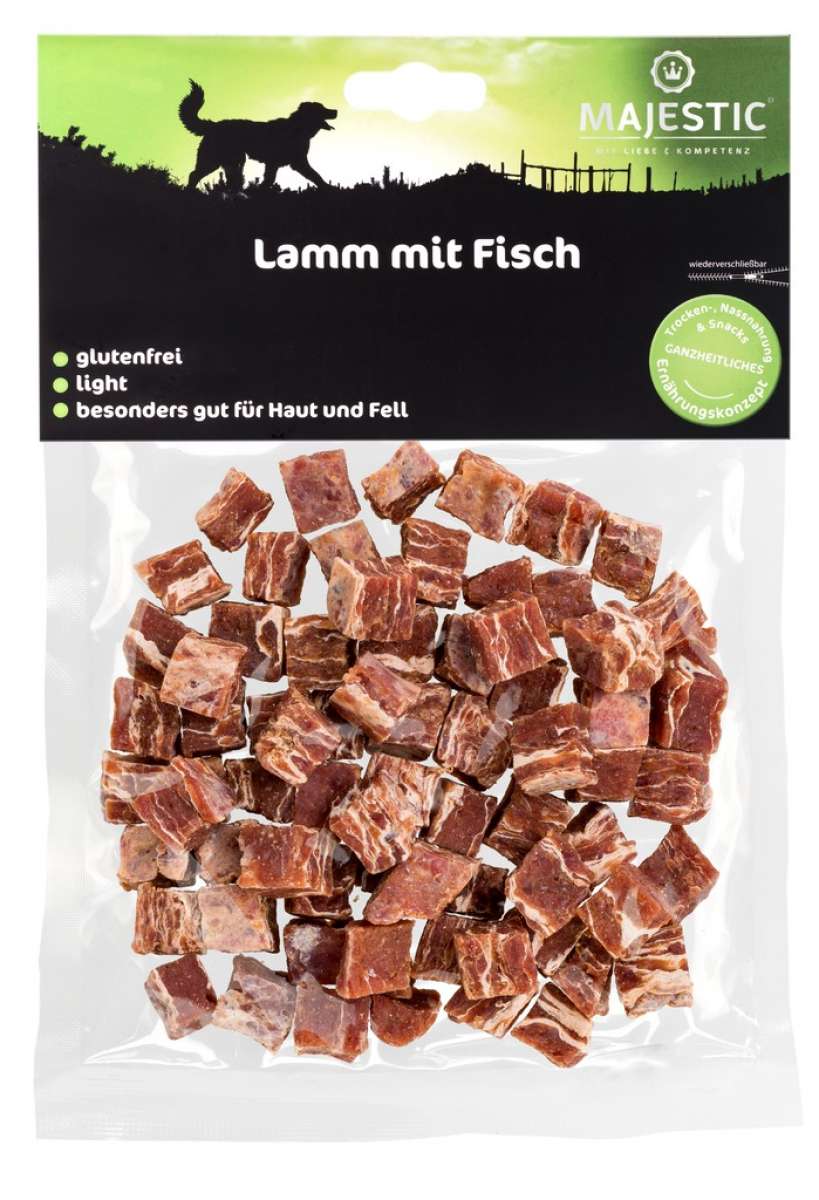 Majestic Snack Lamm mit Fisch 150g Hundeleckerli &amp; Snacks Hund