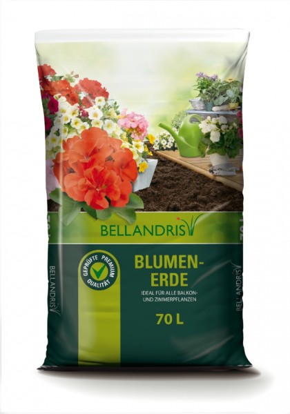 Bellandris Blumenerde 70l Blumenerde Erde Garten Online