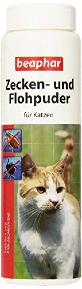 beaphar Zecken- & Flohpuder für Katzen 100g | Pflege & Hygiene | Katze