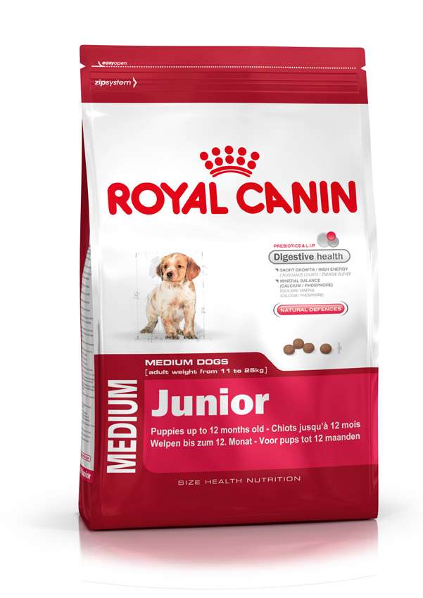 Royal Canin Medium Junior Trockenfutter Futter Hund Tierbedarf